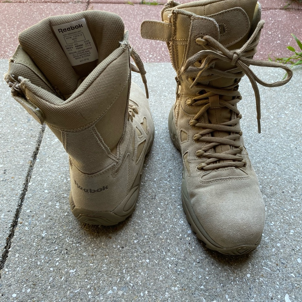 Reebok Tan Tactical Boots